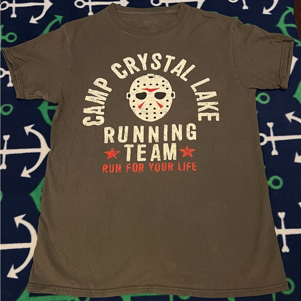 Camp Crystal Lake gray t-shirt
